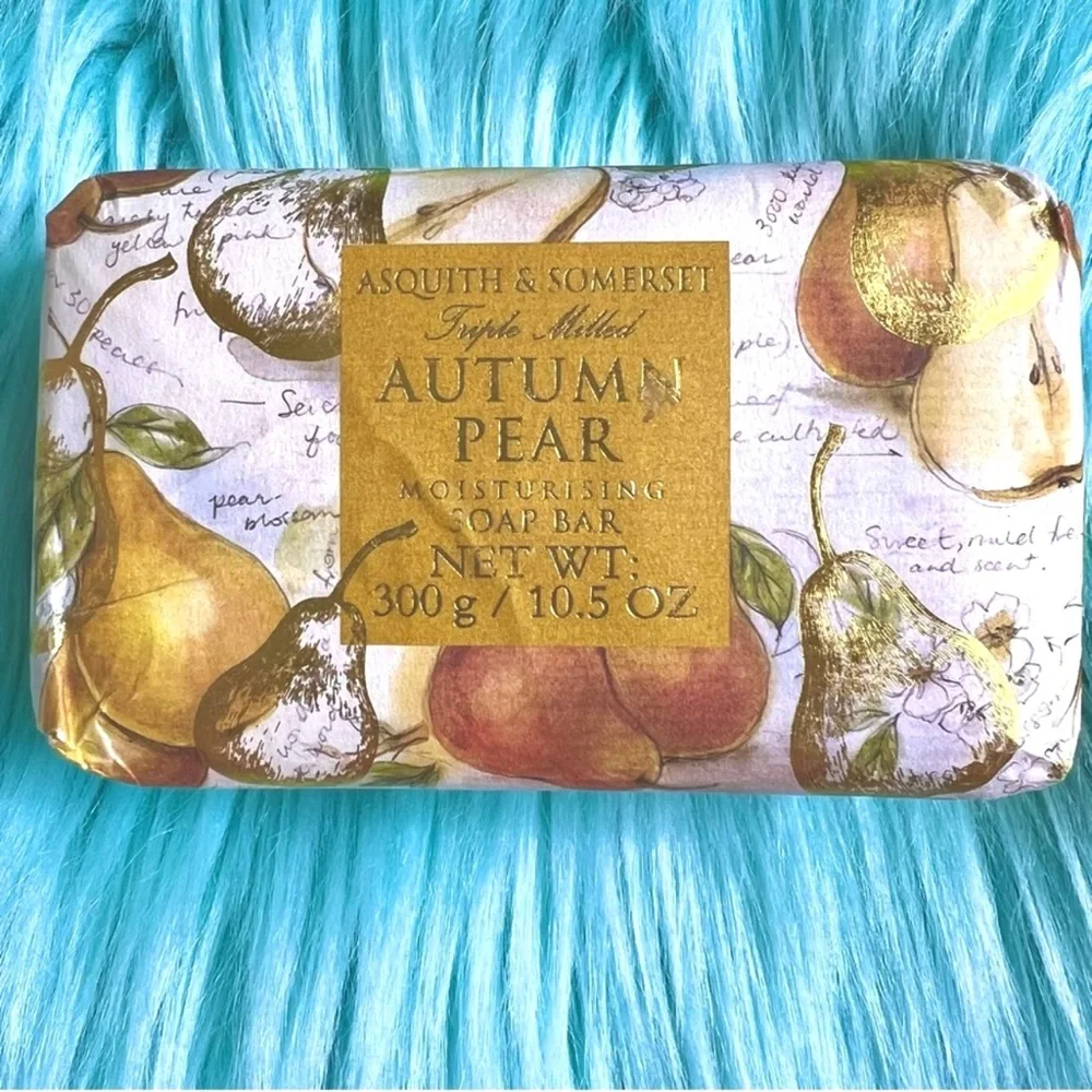 Asquith & Somerset Autumn Pear 10.5 oz Triple Milled Moisturizing Bath Bar Soap